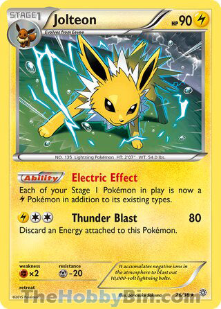 Jolteon Ancient Origins Holo Rare #26/98