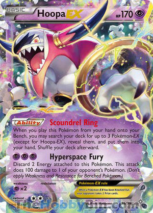 0036 Hoopa EX Ultra Rare Ancient Origins