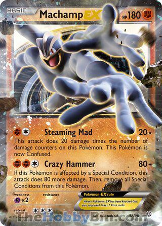 Machamp EX Ancient Origins Ultra Rare #37/98