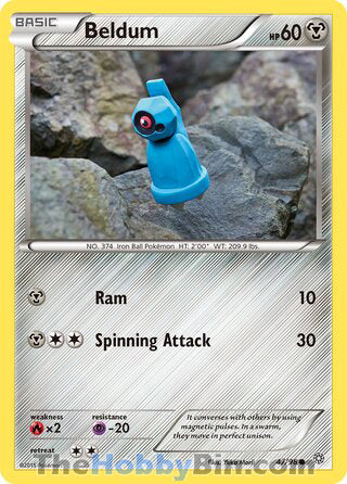 Beldum #47/98 Common - Ancient Origins Pokemon card