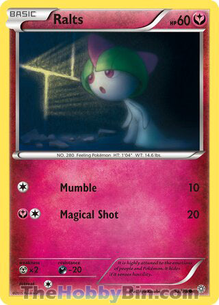Ralts #52/98 Common - Ancient Origins Pokemon card