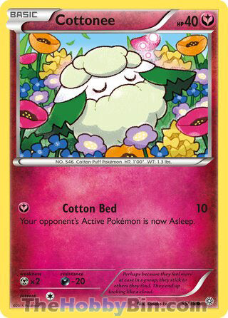 Cottonee #55/98 Common - Ancient Origins Pokemon card