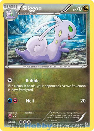Sliggoo #59/98 Uncommon - Ancient Origins Pokemon card