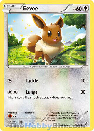 Eevee Ancient Origins Common #63/98