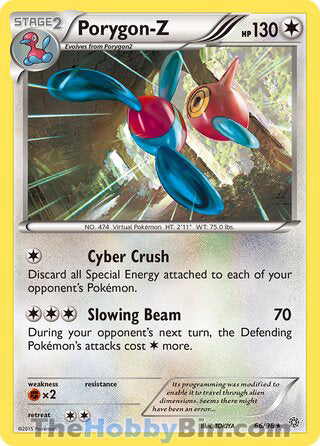 Porygon-Z #66/98 Rare - Ancient Origins Pokemon card