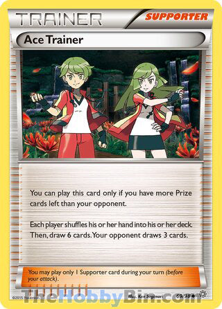 Ace Trainer #69/98 Uncommon - Ancient Origins Pokemon card