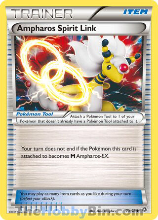 Ampharos Spirit Link #70/98 Uncommon - Ancient Origins Pokemon card