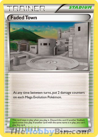 Faded Town #73/98 Uncommon - Ancient Origins Pokemon card