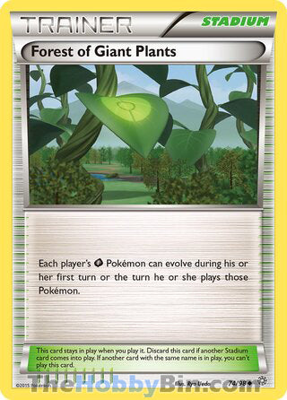 Forest of Giant Plants #74/98 Uncommon - Ancient Origins Pokemon card