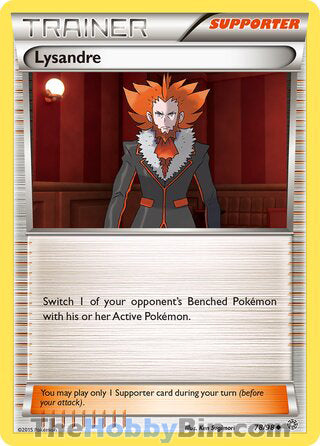 Lysandre #78/98 Uncommon - Ancient Origins Pokemon card