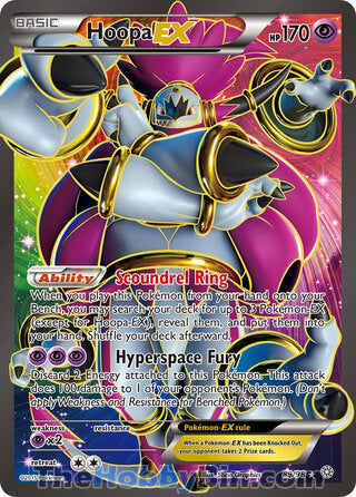 Hoopa EX #89/98 Ultra Rare - Ancient Origins Pokemon card