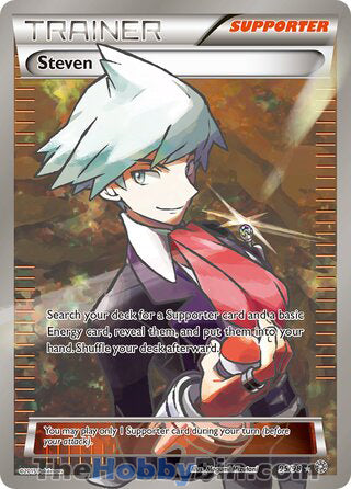 Steven #95/98 Ultra Rare - Ancient Origins Pokemon card