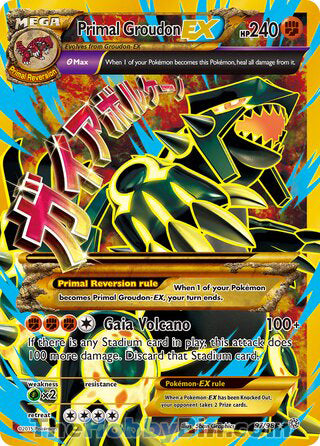 Primal Groudon EX #97 Ultra Rare