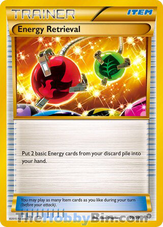 Energy Retrieval #99/98 Secret Rare - Ancient Origins Pokemon card