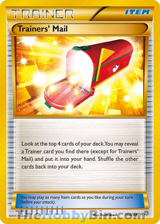 0100 Trainers' Mail Secret Rare Ancient Origins