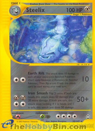 0035 Steelix Rare Aquapolis
