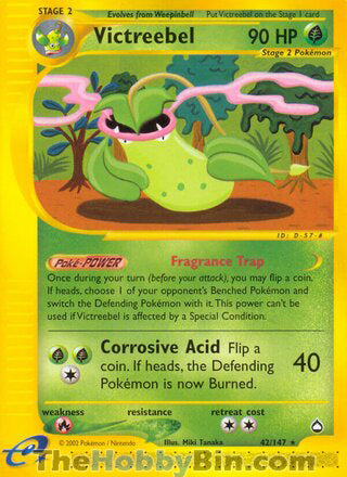 0042 Victreebel Rare Aquapolis