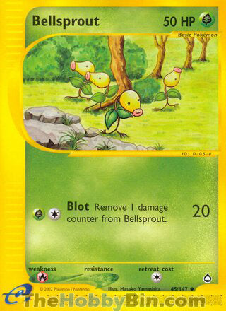 0045 Bellsprout Uncommon Aquapolis