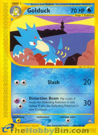 Golduck Aquapolis Uncommon #50a/147