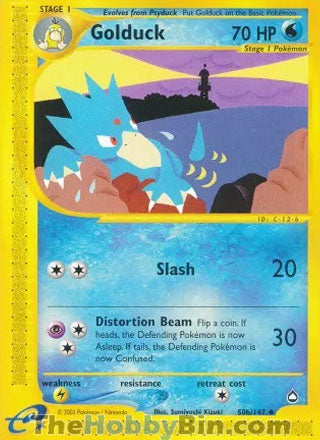 Golduck Aquapolis Uncommon #50b/147