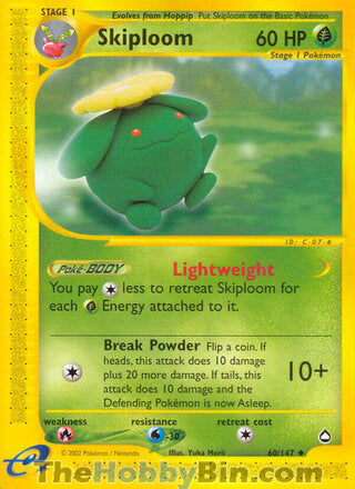 Skiploom Aquapolis Uncommon #60/147