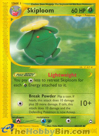 0060 Skiploom Uncommon Aquapolis
