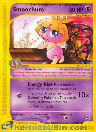 0061 Smoochum Uncommon Aquapolis
