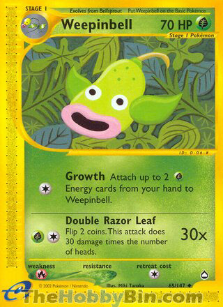 0065 Weepinbell Uncommon Aquapolis