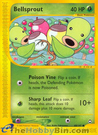 0068 Bellsprout Common Aquapolis