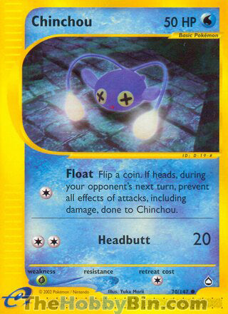 0070 Chinchou Common Aquapolis