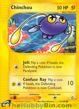 0071 Chinchou Common Aquapolis