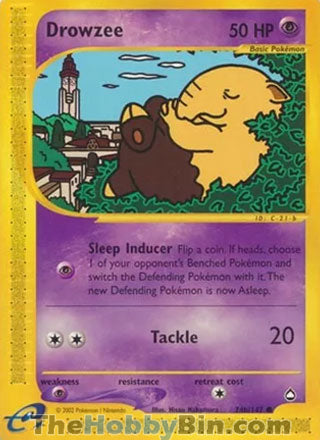 Drowzee Aquapolis Common #74b/147