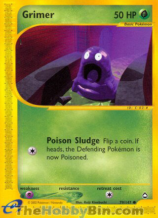 0079 Grimer Common Aquapolis