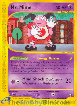 Mr. Mime Aquapolis Common #95a/147