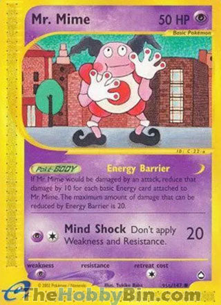 Mr. Mime Aquapolis Common #95b/147