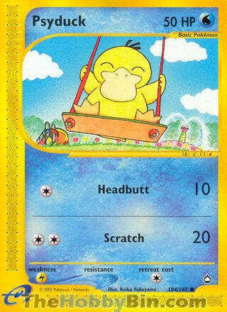 Psyduck Aquapolis Common #104/147