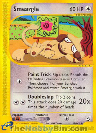 0109 Smeargle Common Aquapolis