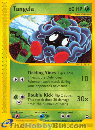 Tangela Aquapolis Common #112/147