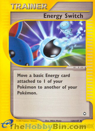 Energy Switch Aquapolis Uncommon #120/147