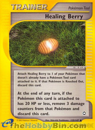 Healing Berry Aquapolis Uncommon #125/147