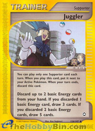 0126 Juggler Uncommon Aquapolis