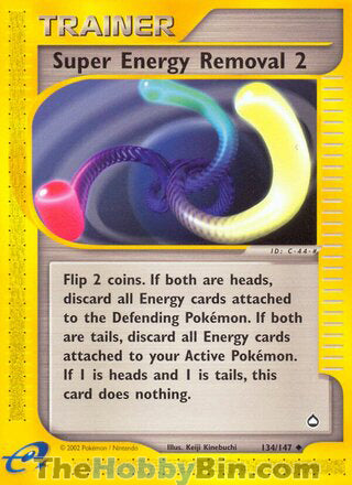 0134 Super Energy Removal 2 Uncommon Aquapolis