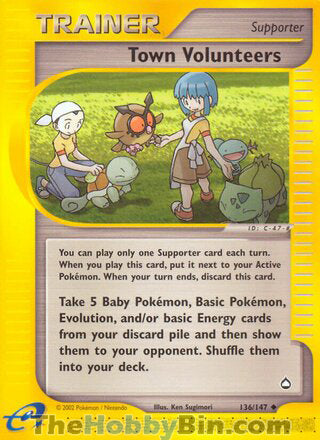 0136 Town Volunteers Uncommon Aquapolis