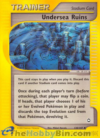 0138 Undersea Ruins Uncommon Aquapolis