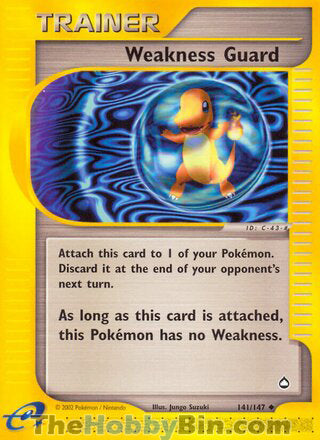 0141 Weakness Guard Uncommon Aquapolis
