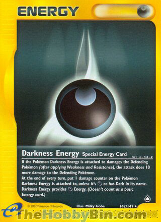 Darkness Energy Aquapolis Rare #142/147