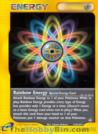 Rainbow Energy Aquapolis Rare #144/147