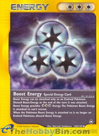 Boost Energy Aquapolis Uncommon #145/147