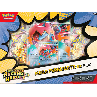 Ascended Heroes Mega Feraligatr ex Box