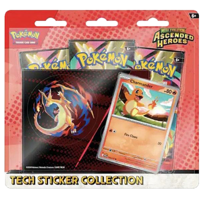 Ascended Heroes Tech Sticker Collection Charmander - Ascended Heroes sealed product